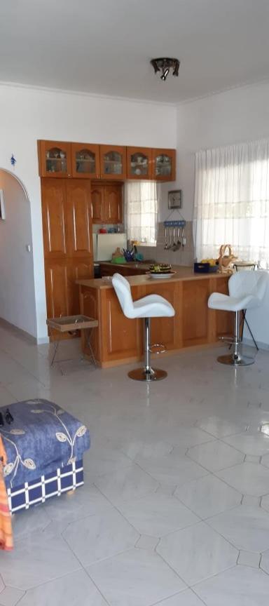 Blue & White Maisonette Over The Sea Near Sounio سونيو المظهر الخارجي الصورة