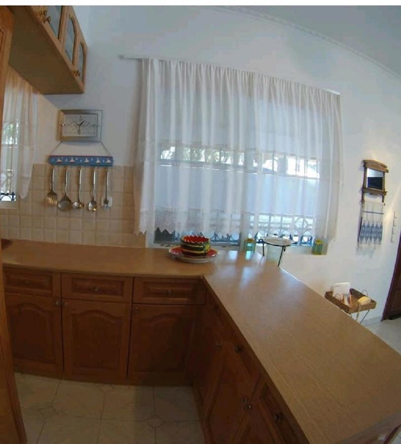 Blue & White Maisonette Over The Sea Near Sounio سونيو المظهر الخارجي الصورة